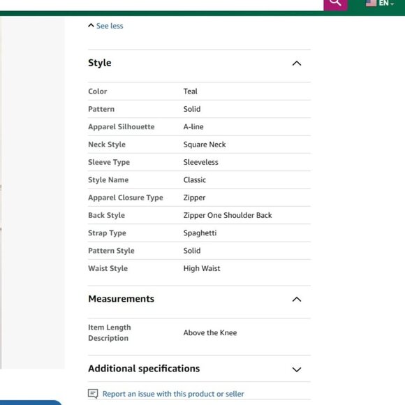 Ruffle Satin, Square Neck Cocktail Gown (HOCO/ Prom/ Other) - Picture 10 of 16